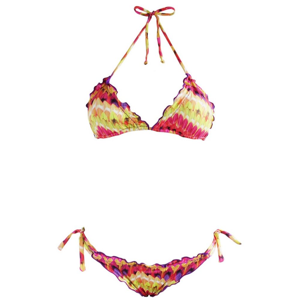 Alga Marinha Feather Prink Bikini NWT